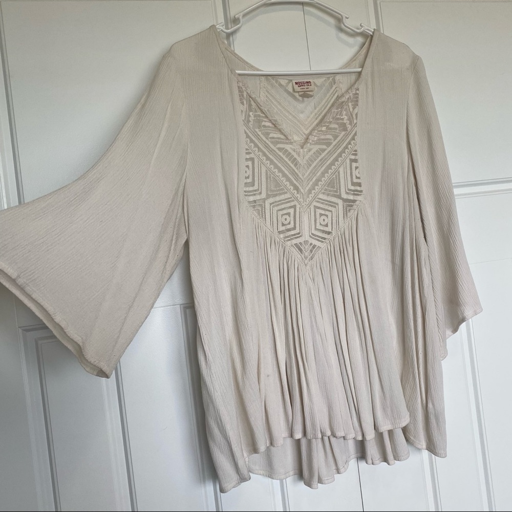 Cream blouse